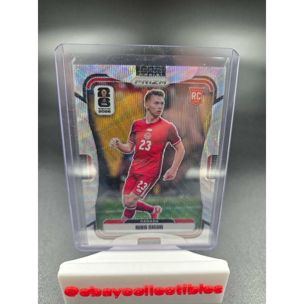 Niko Sigur 2026 World Cup Prizm #171 Silver Wave Prizm Rookie RC